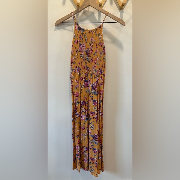 Strap Dress~ Smocked Top~ Pink Rose~ Great Condition! - Picture 3 of 7